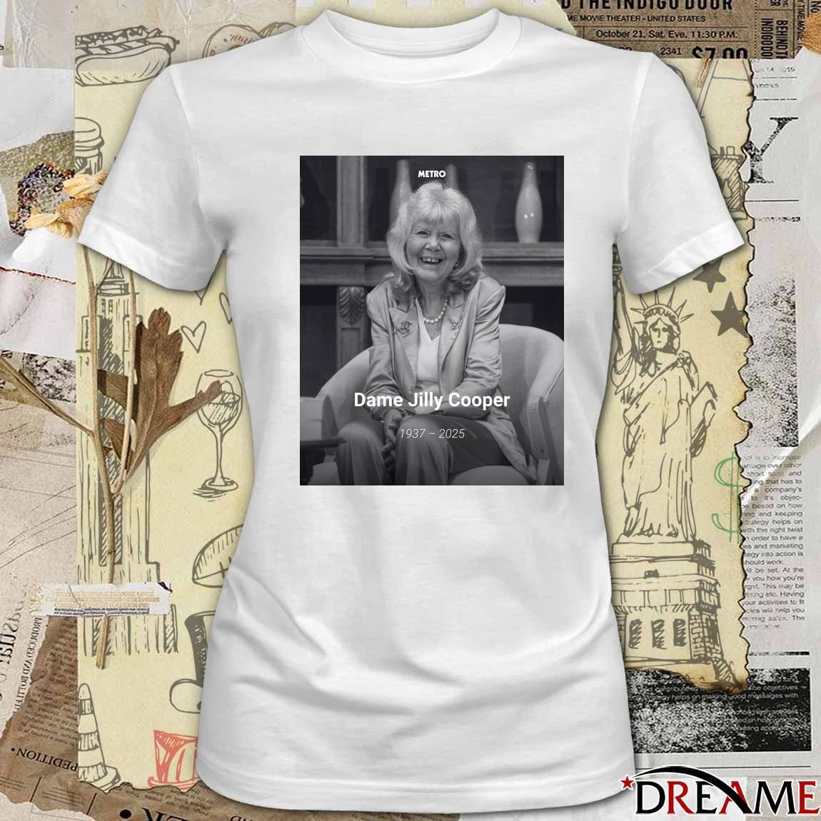 Dame Jilly Cooper Has Died Unexpectedly At The Age Of 88 1937 – 2025 Poster t-shirt