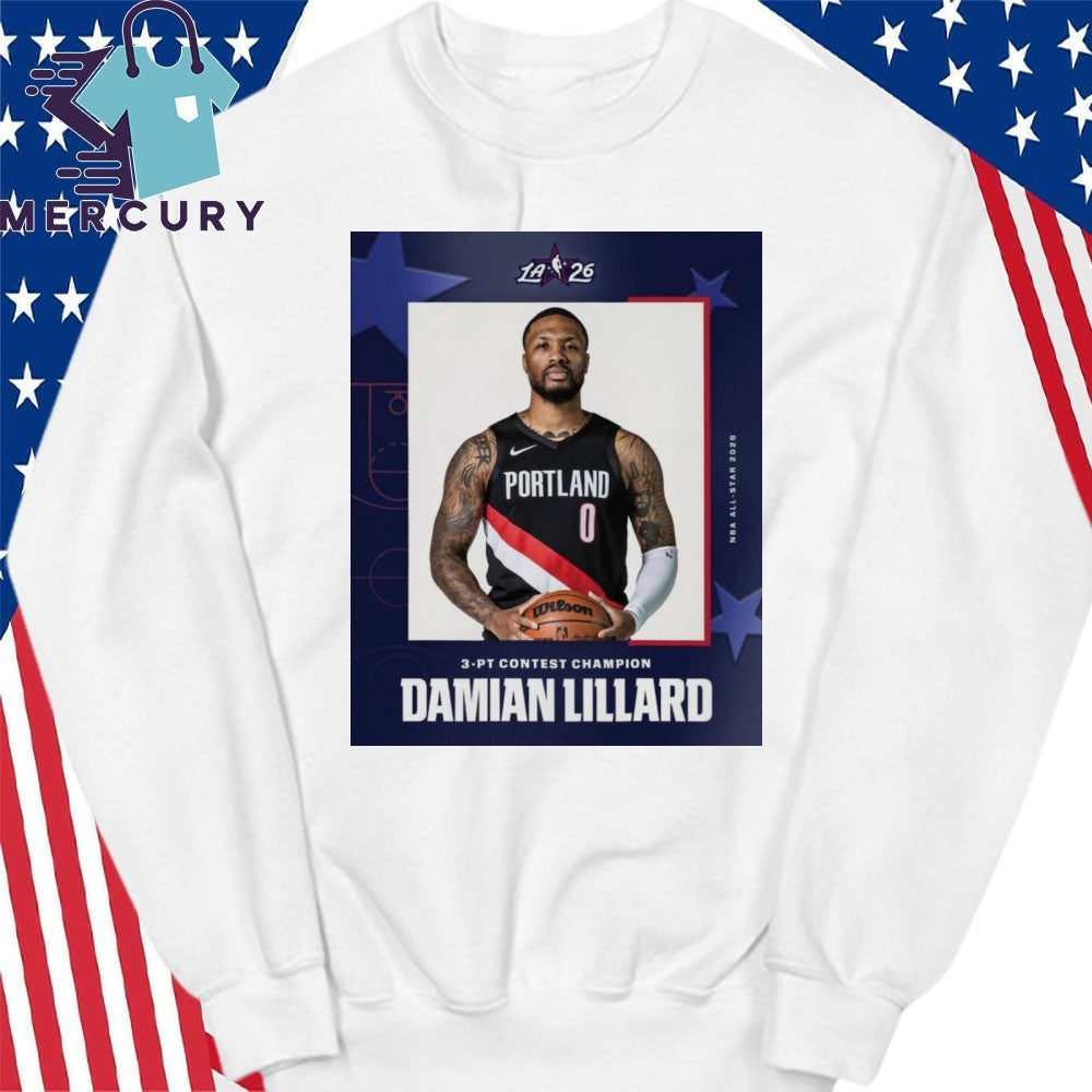 Damian Lillard The 2026 3-pt Contest Champion Shirt