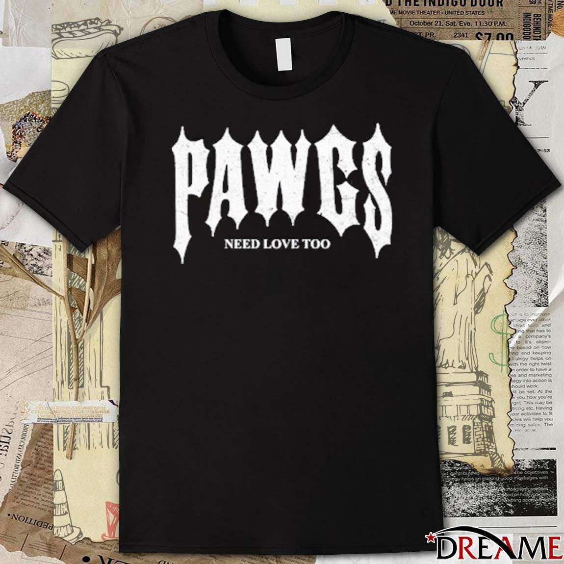 Damson Idris Pawgs Need Love Too t-shirt
