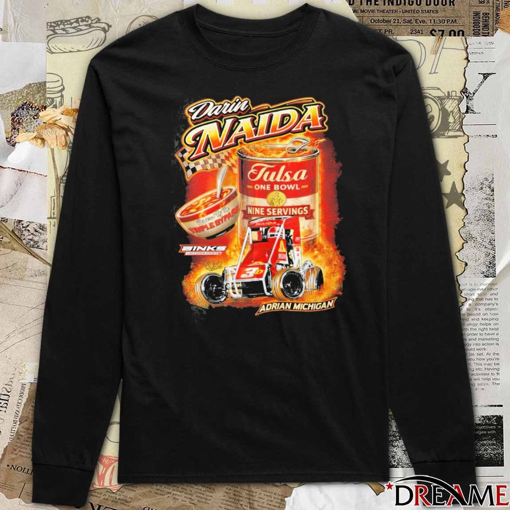 Darin Naida Tulsa One Bowl Nine Servings 2026 Chili Bowl Soup Run t-shirt