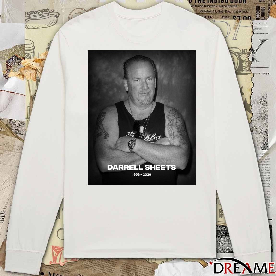 Darrell Sheets 1958 – 2026 Complex Pop t-shirt