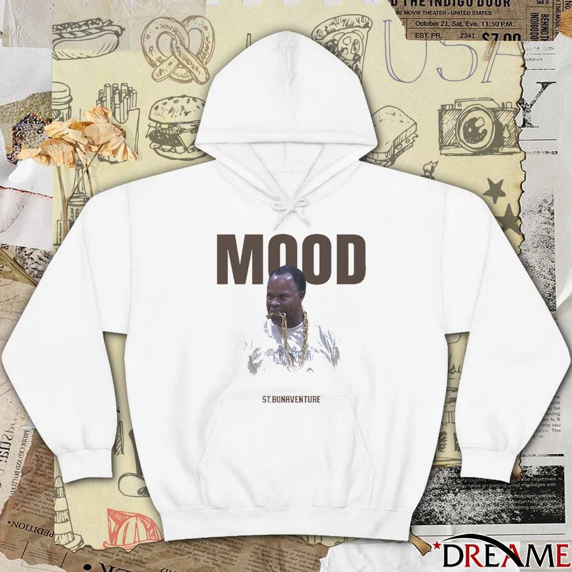 Darryl Simmons II Mood St. Bonaventure Bonnies t-shirt