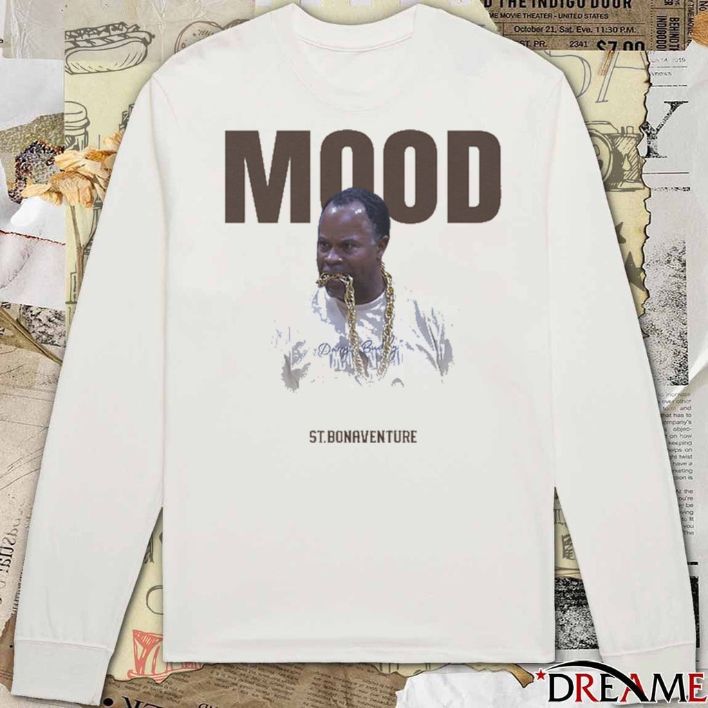 Darryl Simmons II Mood St. Bonaventure Bonnies t-shirt