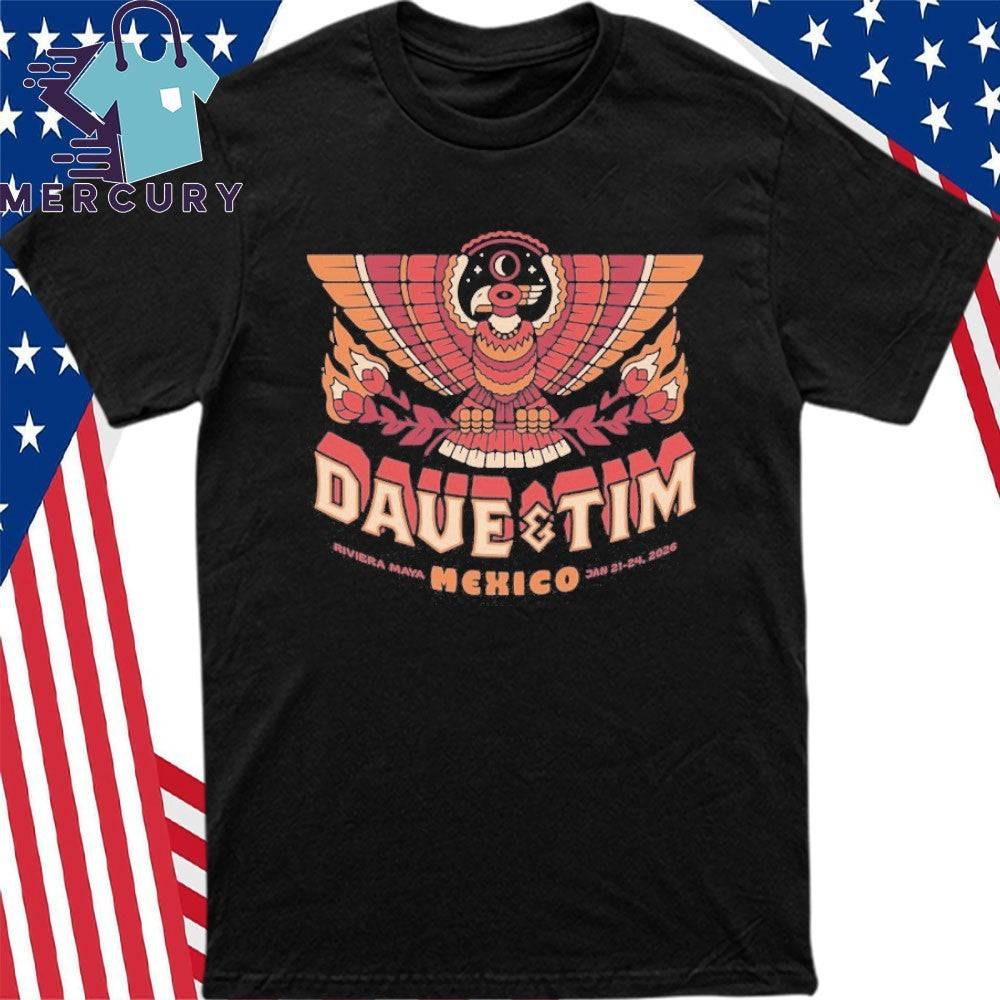 Dave & Tim Riviera Maya Mexico 2026 Eagle Shirt