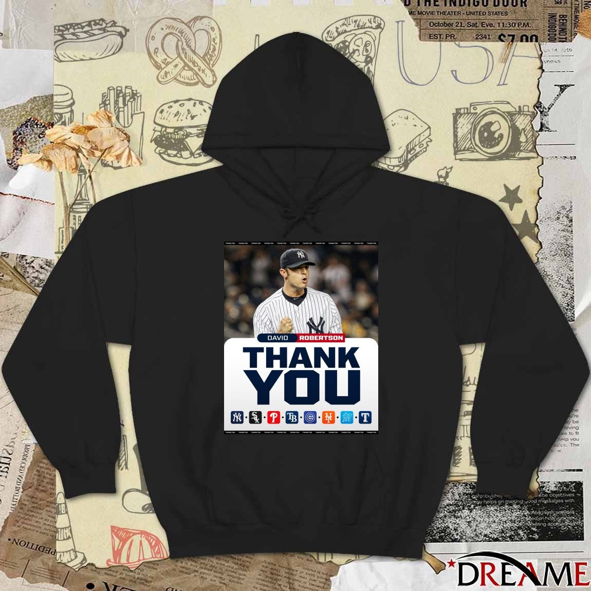 David Robertson Has Announced His Retirement After 17 Seasons Poster t-shirt