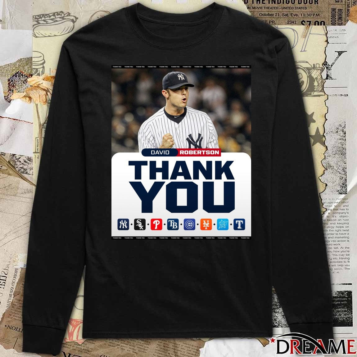David Robertson Has Announced His Retirement After 17 Seasons Poster t-shirt