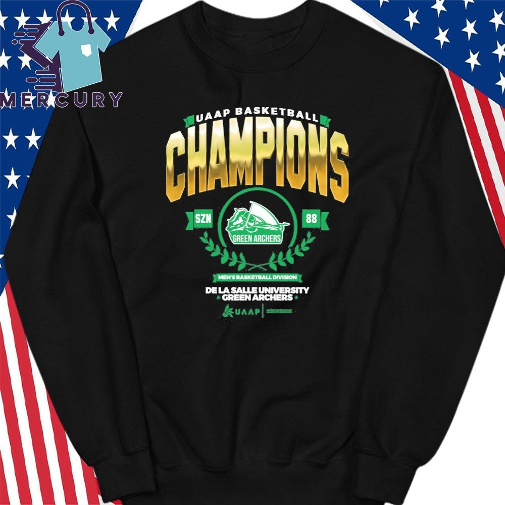 De La Salle Green Archers 2025 UAAP Season 88 Men’s Basketball Champions Shirt