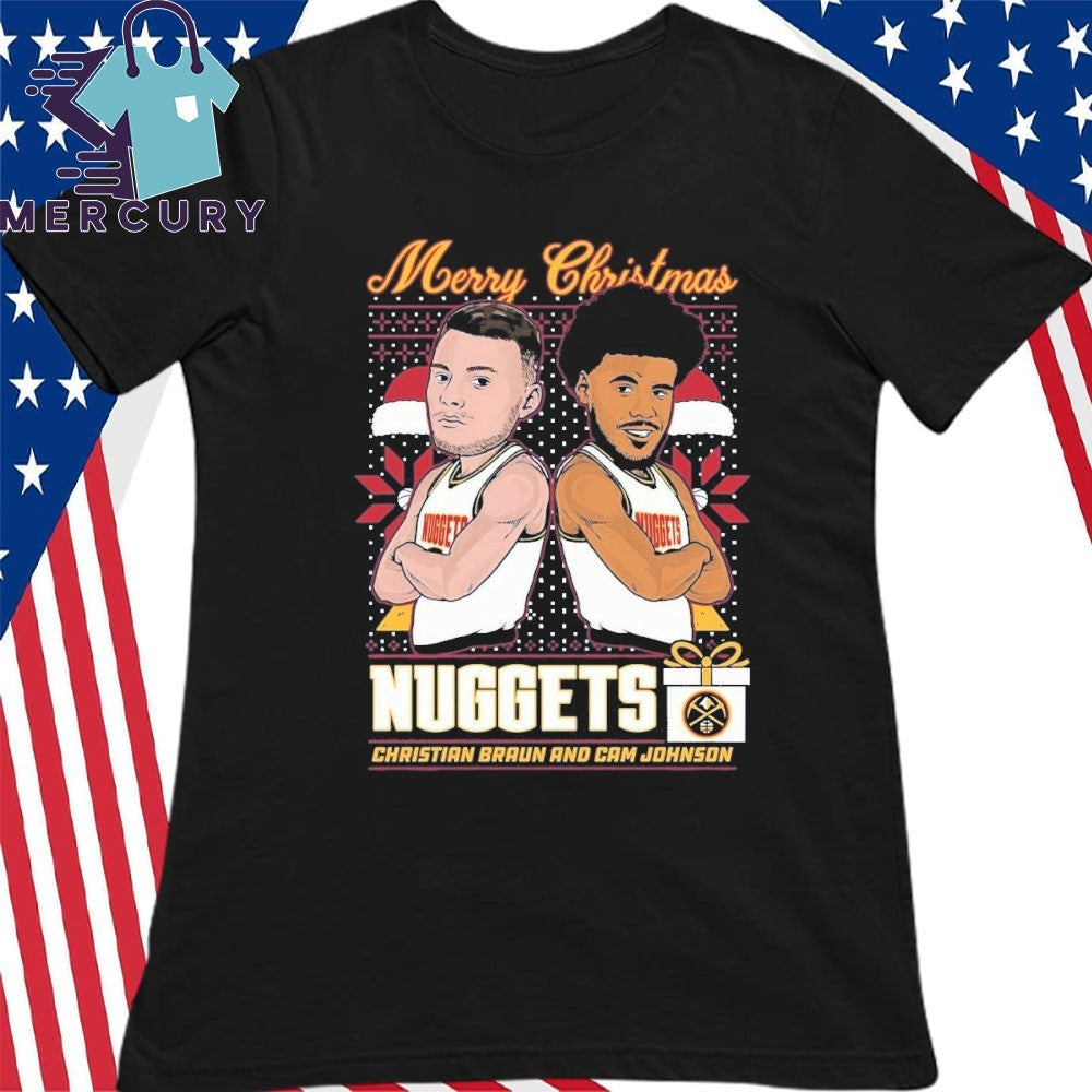 Denver Nuggets Christmas Braun & Johnson Shirt