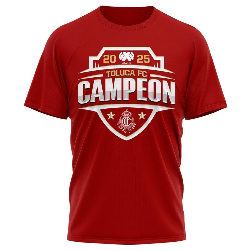 Deportivo Toluca F.C. Campeon 2025 Champions Shirt