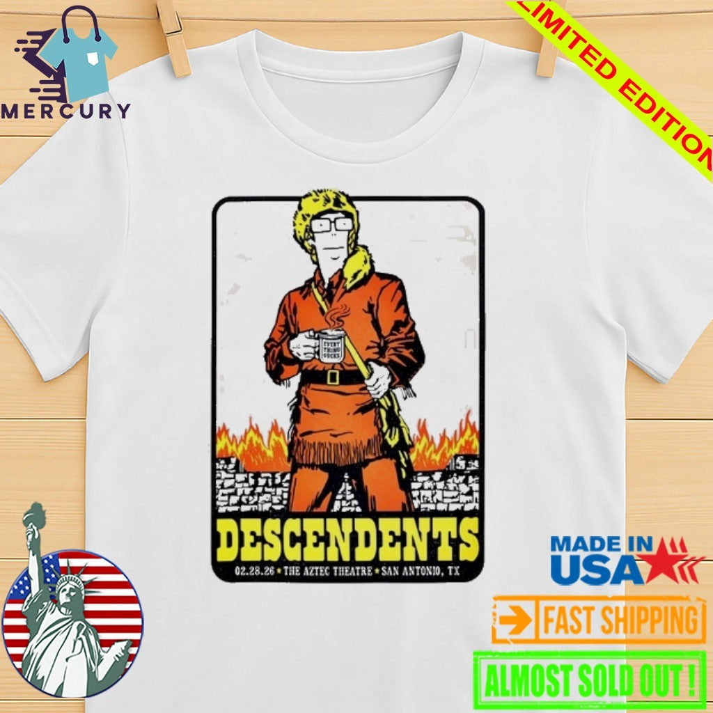 Descendents Feb 28 2026 Aztec Theatre in San Antonio TX Shirt