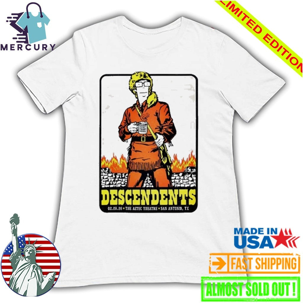 Descendents Feb 28 2026 Aztec Theatre in San Antonio TX Shirt