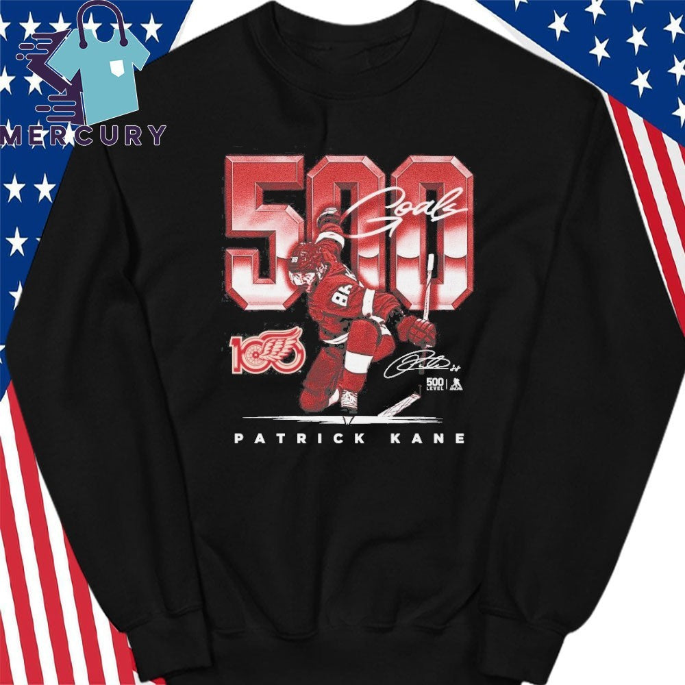 Detroit Red Wings Patrick Kane 500th Goal Shirt
