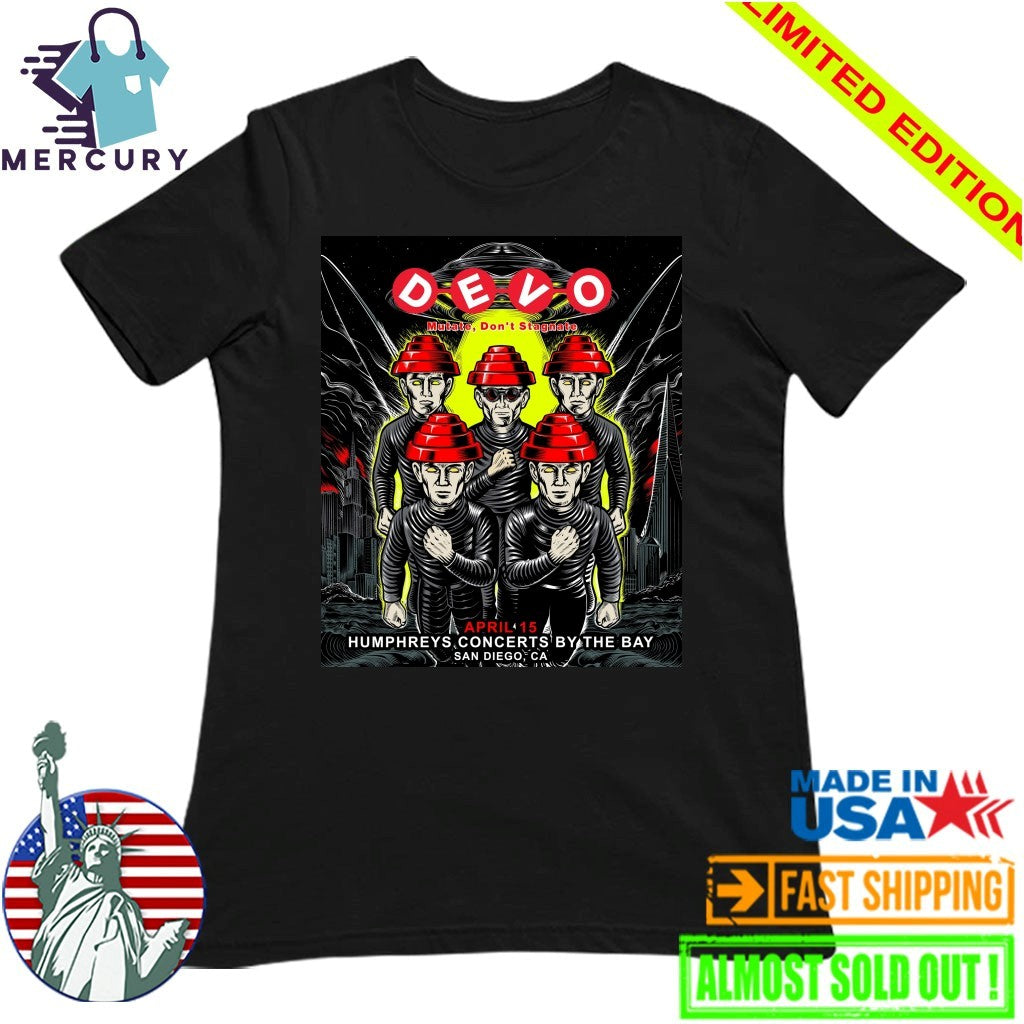 Devo Humphrey’s Concerts By The Bay in San Diego CA Apr 15 2026 Poster Shirt