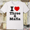 Djpaulkom I Love Three 6 Mafia t-shirt