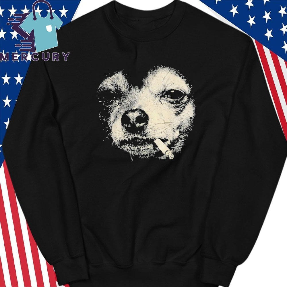 Dog Smoking Cigarette Chihuahua Meme Shirt