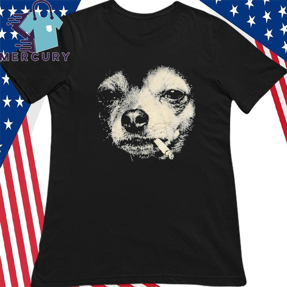 Dog Smoking Cigarette Chihuahua Meme Shirt
