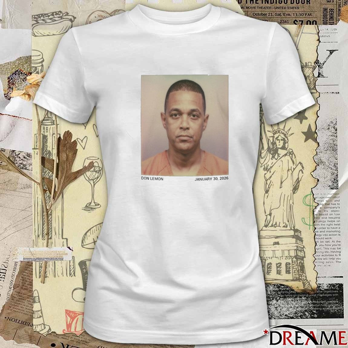 Don Lemon Mug Shot January 30 2026 t-shirt