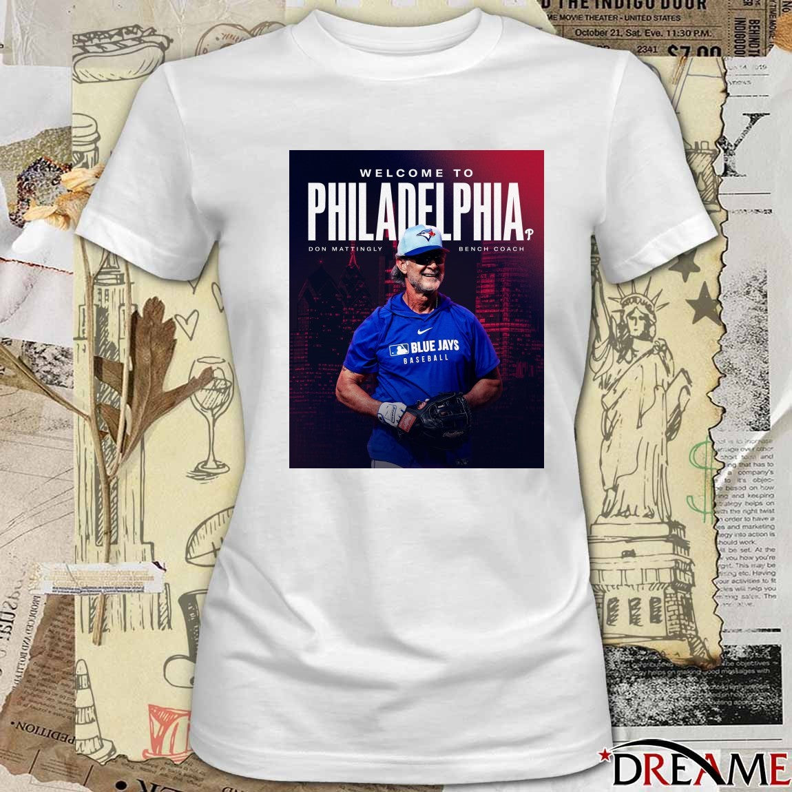 Don Mattingly Welcome To Philadelphia Phillies New Bench Coach Poster t-shirt