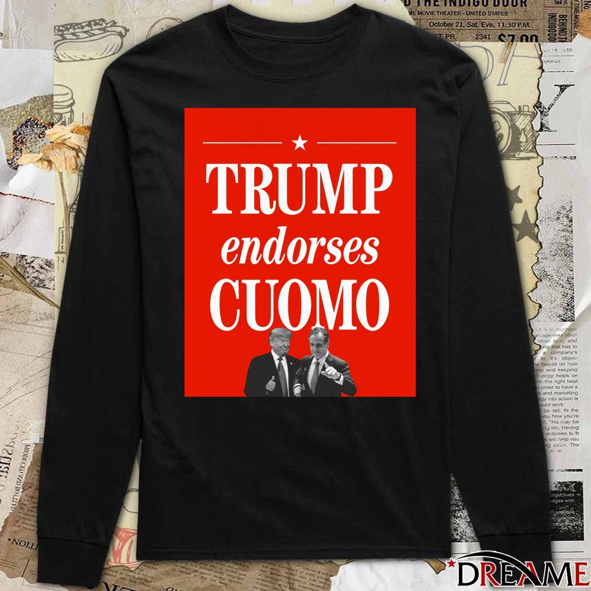 Donald Trump Endorses Cuomo Congratulations Andrew Cuomo 2025 Poster t-shirt