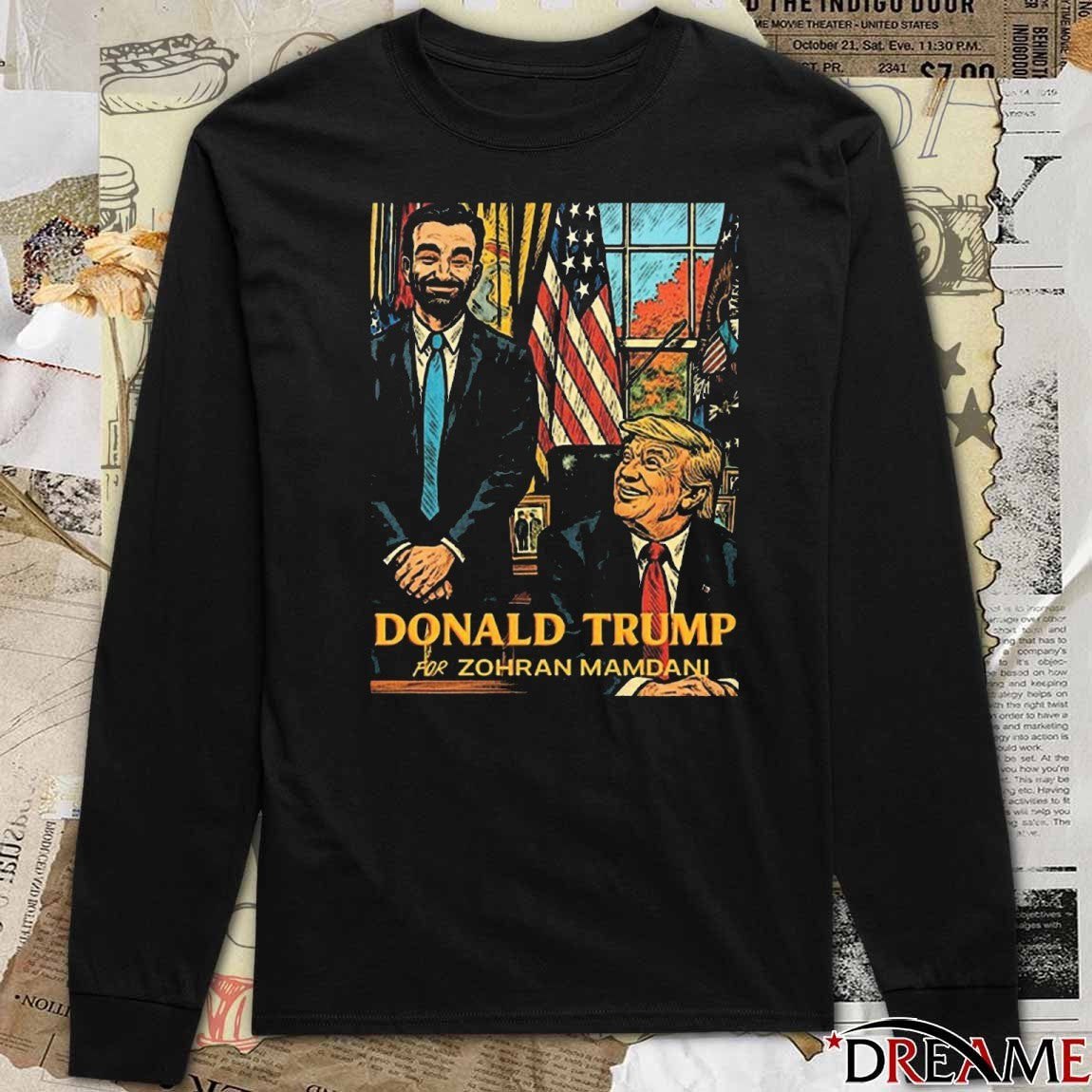 Donald Trump Likes Zohran Mamdani New York State Assembly Retro t-shirt