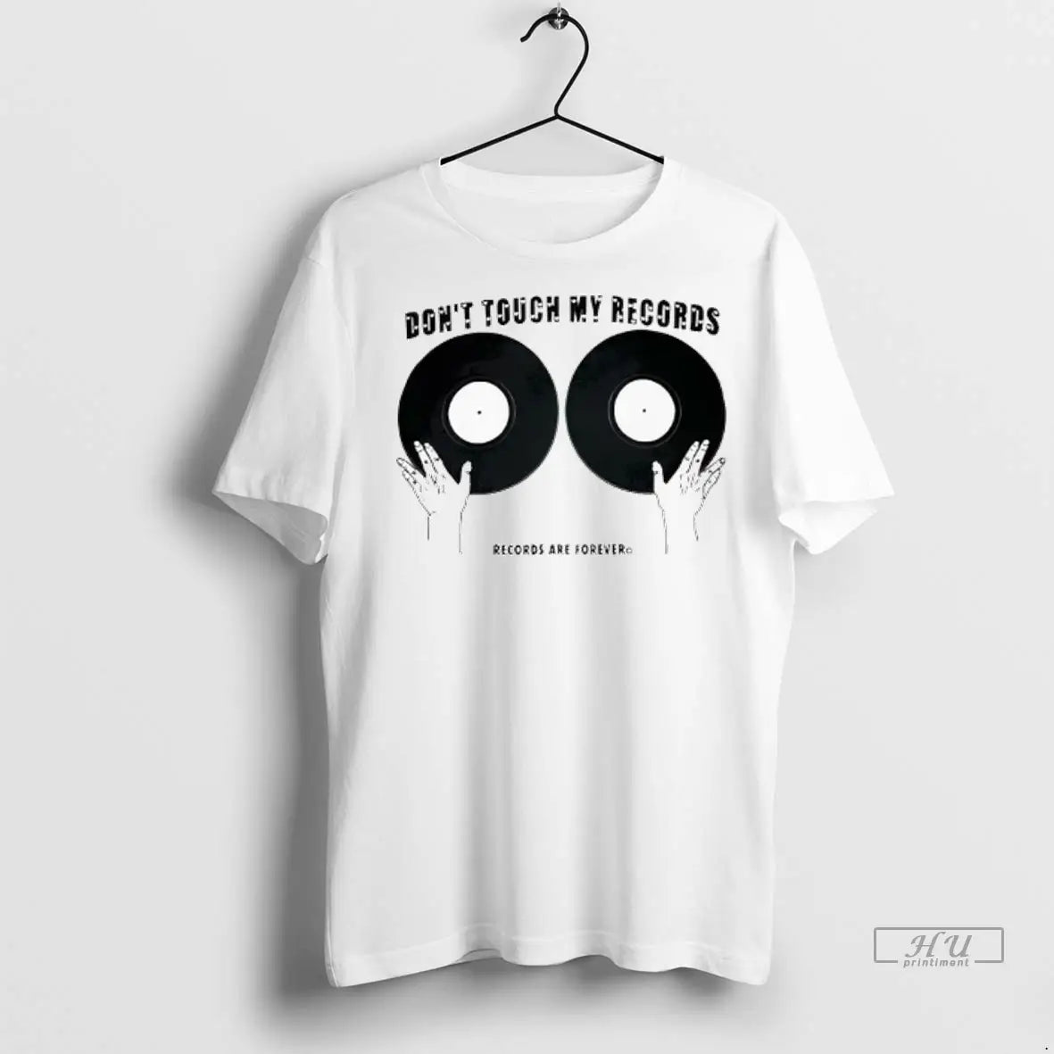 Official Dont Touch My Records Records Are Forever Ladies T Shirt