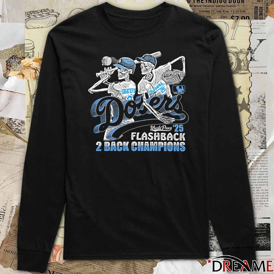 Dosers World Peace 2025 Flashback 2 Back Champions We Win October t-shirt