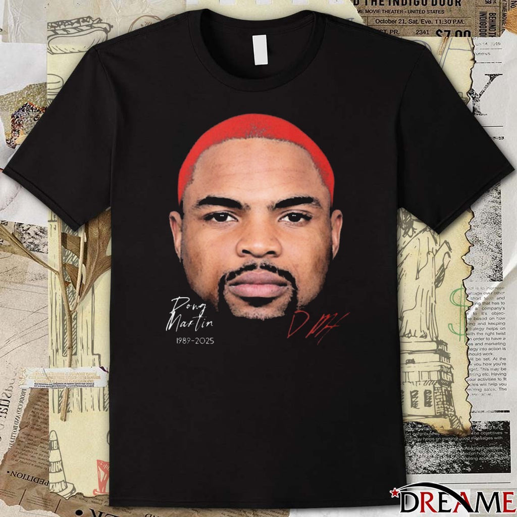 Doug Martin Rest In Peace 1989-2025 Signature t-shirt