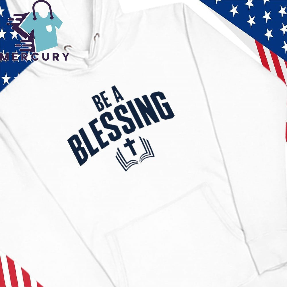 Drake Maye Wears Be A Blessing Shirt