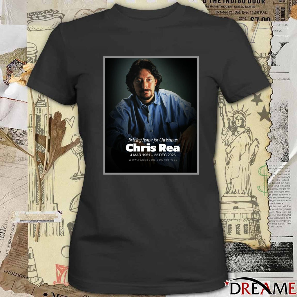 Driving Home For Christmas Chris Rea 3 March 1951 – 22 December 2025 Poster t-shirt