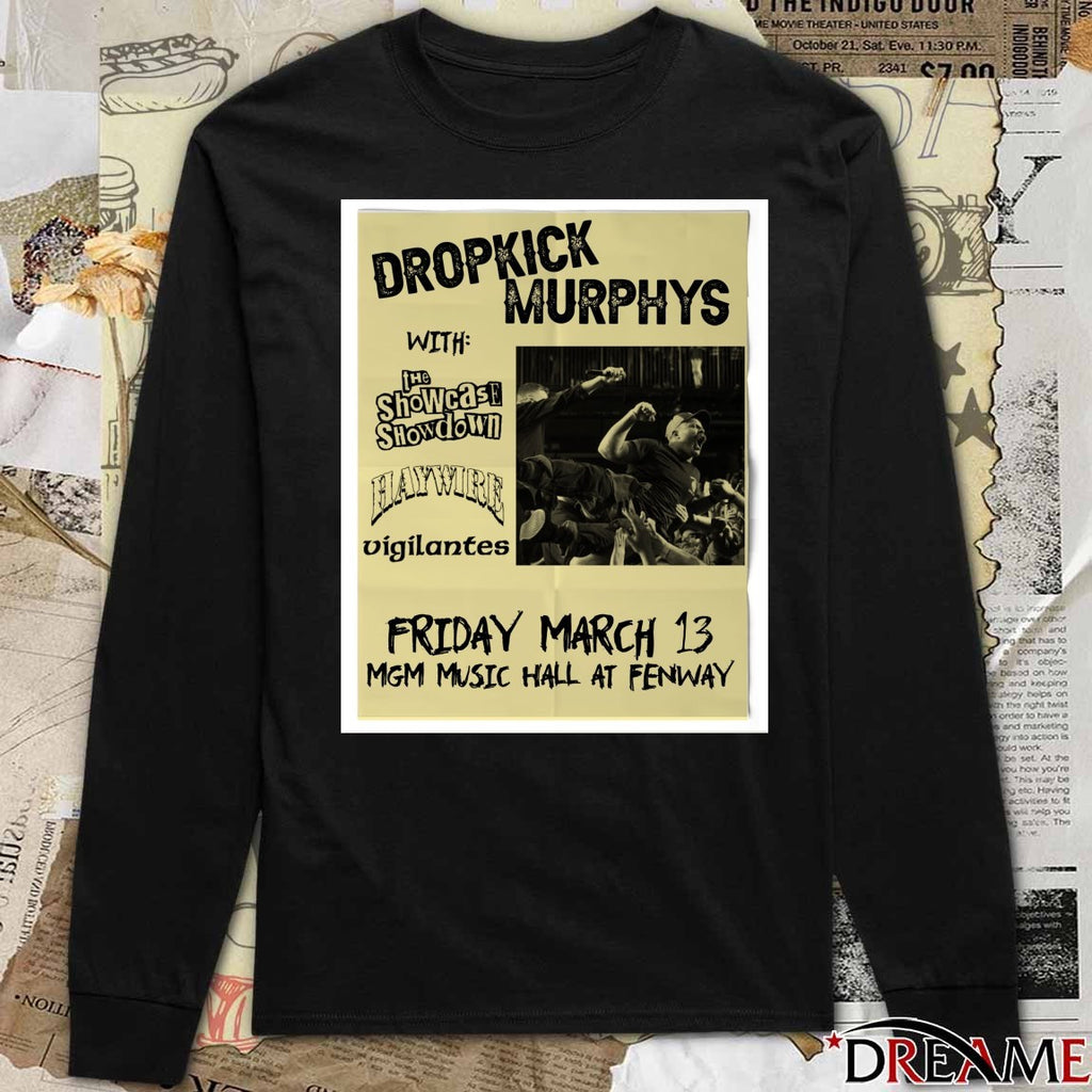 Dropkick Murphys March 13 2026 MGM Music Hall At Fenway Poster t-shirt