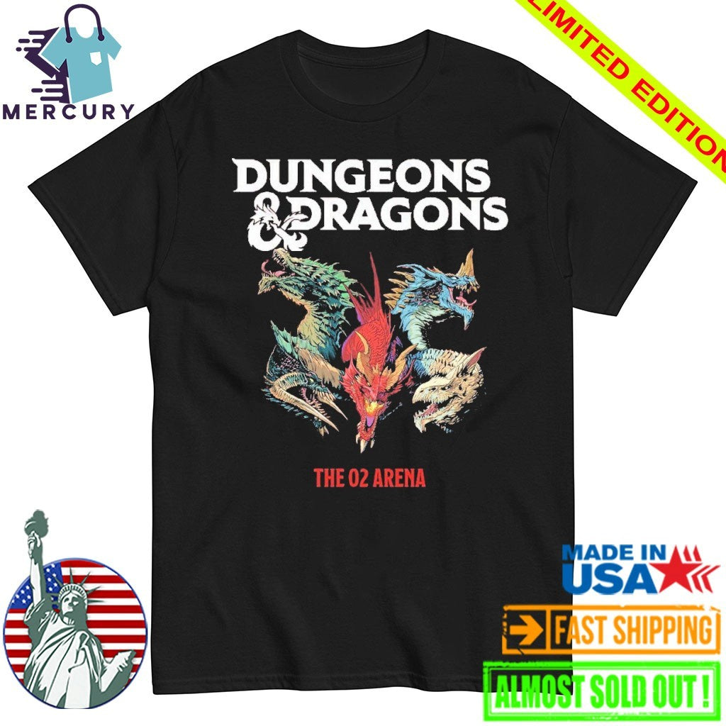 Dungeons & Dragons London 2026 The O2 Arena On August 21st 22nd Shirt