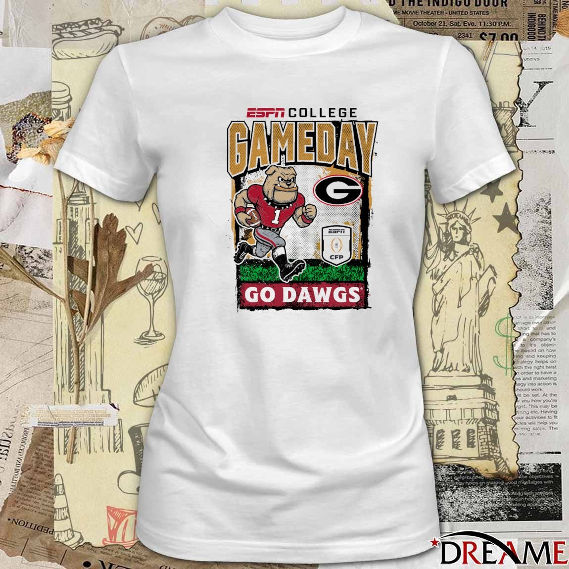 ESPN College Gameday ’25-’26 Georgia Bulldogs Go Dawgs Mascot t-shirt