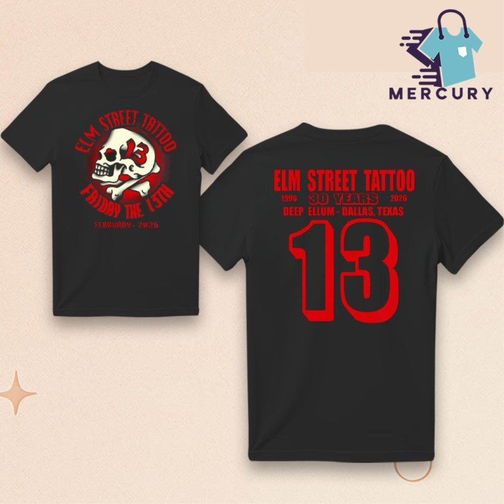 Elm Street Tattoo Friday the 13th Shirt