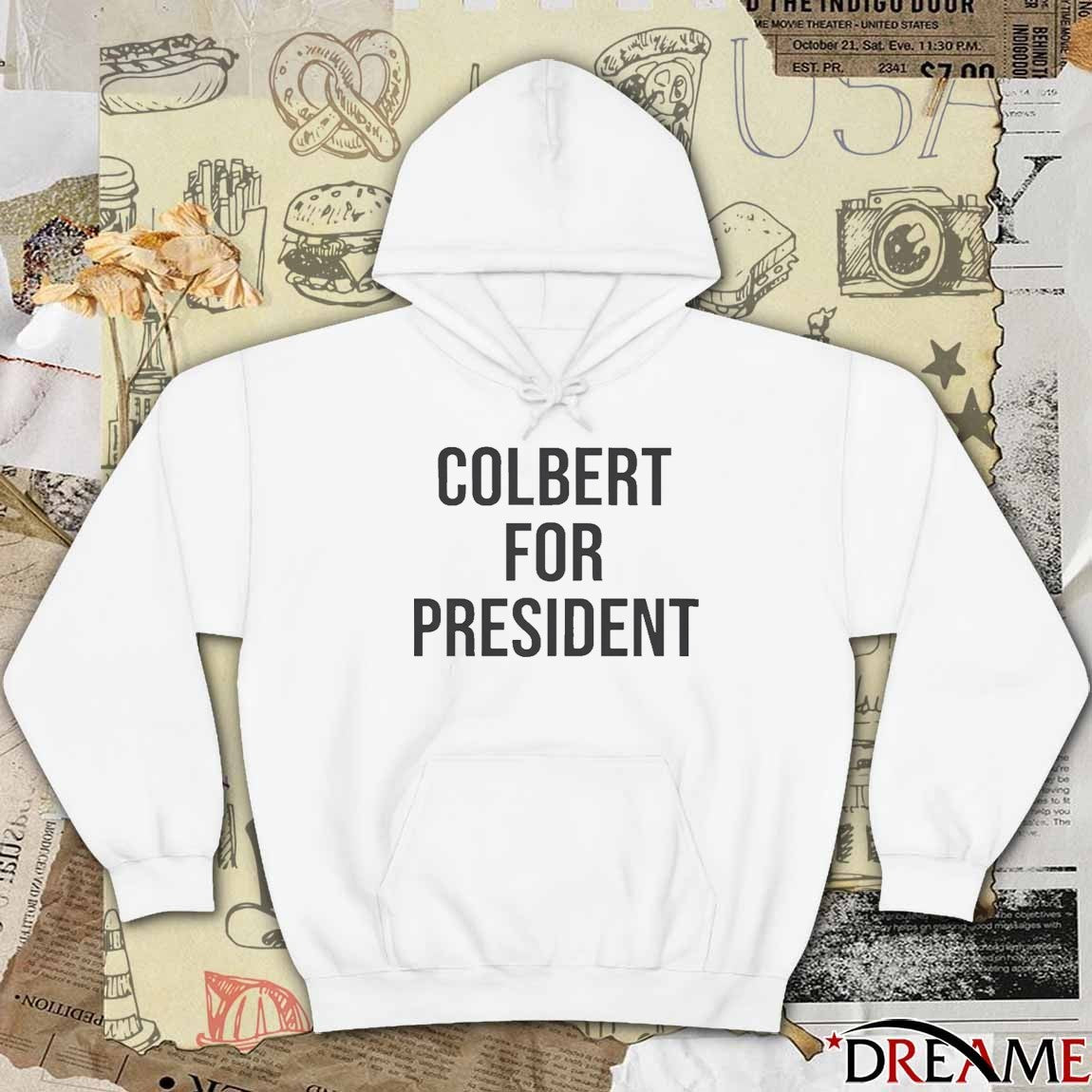 Emma Thompson Colbert For President 2025 t-shirt