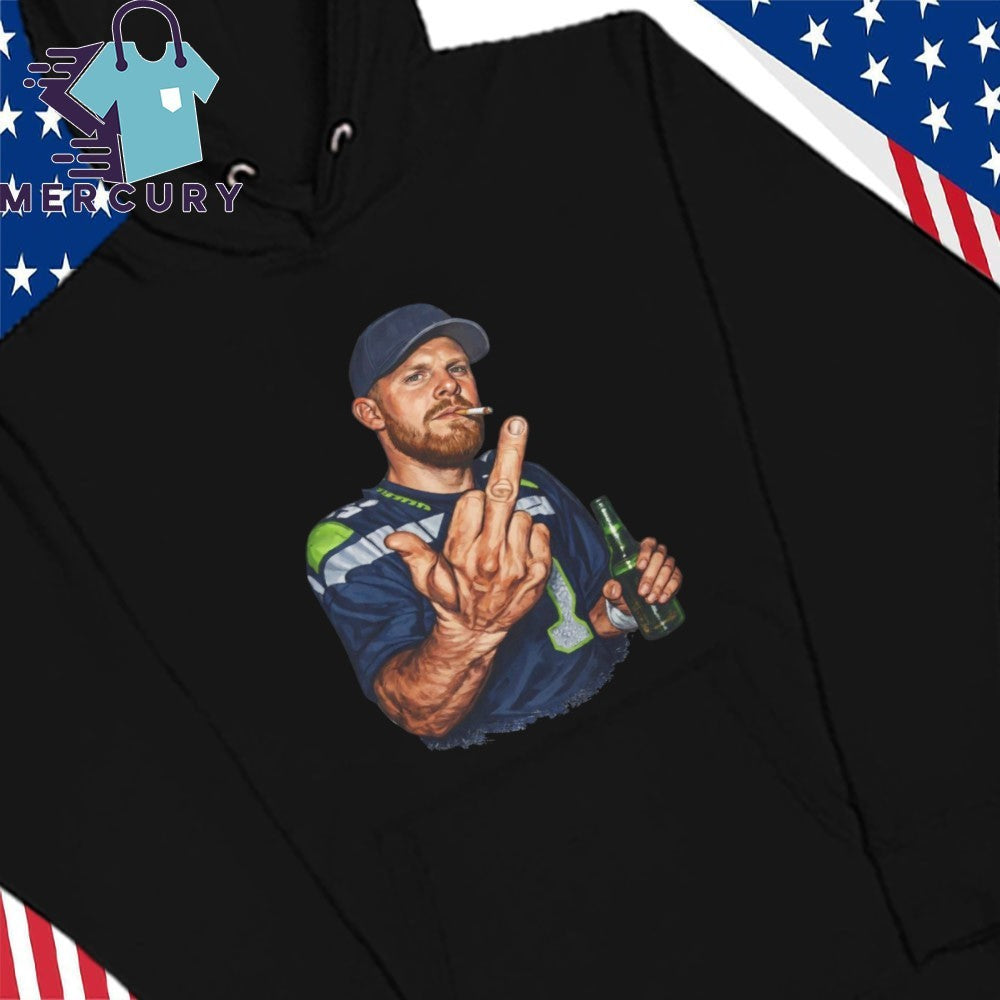 Ernest Jones Sam Darnold Middle Finger Shirt