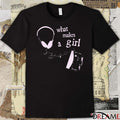Esha Tewari What Makes A Girl Music In Twos About Me The Winner t-shirt