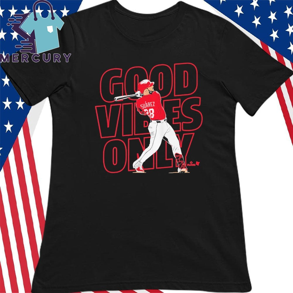 Eugenio Suarez Good Vibes Only Cincinnati Shirt