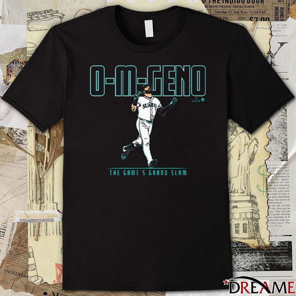 Eugenio Suarez O-M-Geno The Game 5 Grand Slam Seattle Mariners MLB t-shirt