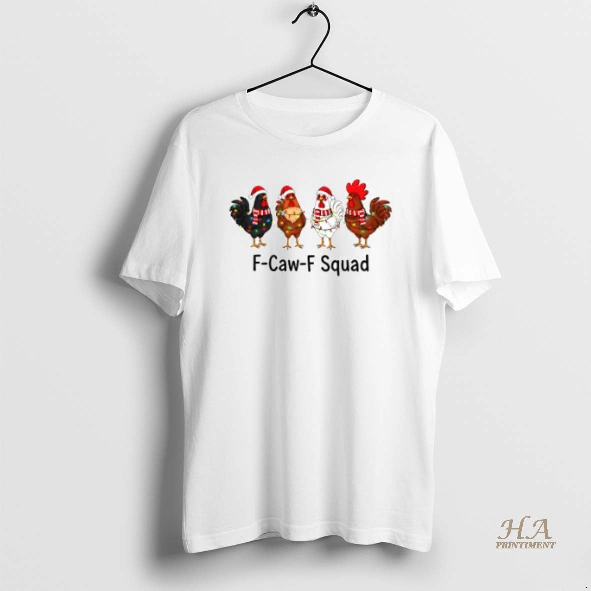 Official F Caw F Squad Christmas Chicken Merry 2025