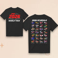 F1 2026 World Tour Race Schedule Shirt