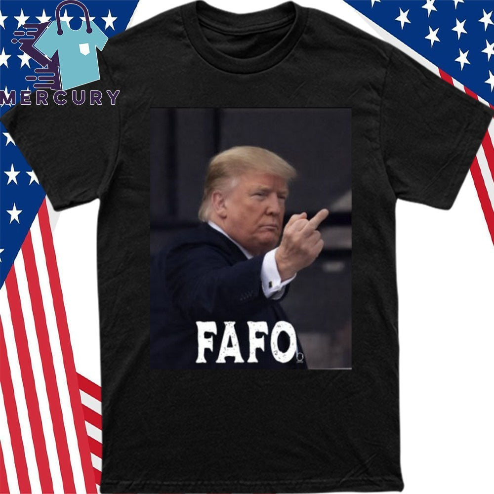 FAFO Trump Middle Finger To Ford Worker Shirt