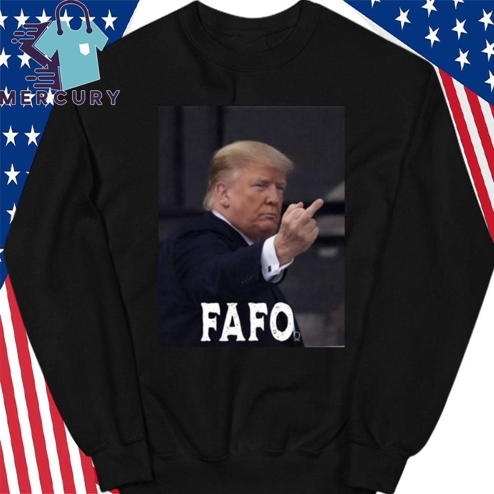 FAFO Trump Middle Finger To Ford Worker Shirt