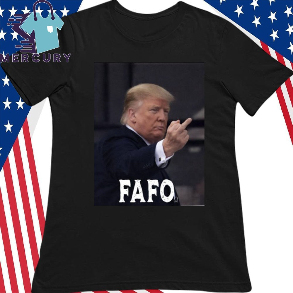 FAFO Trump Middle Finger To Ford Worker Shirt