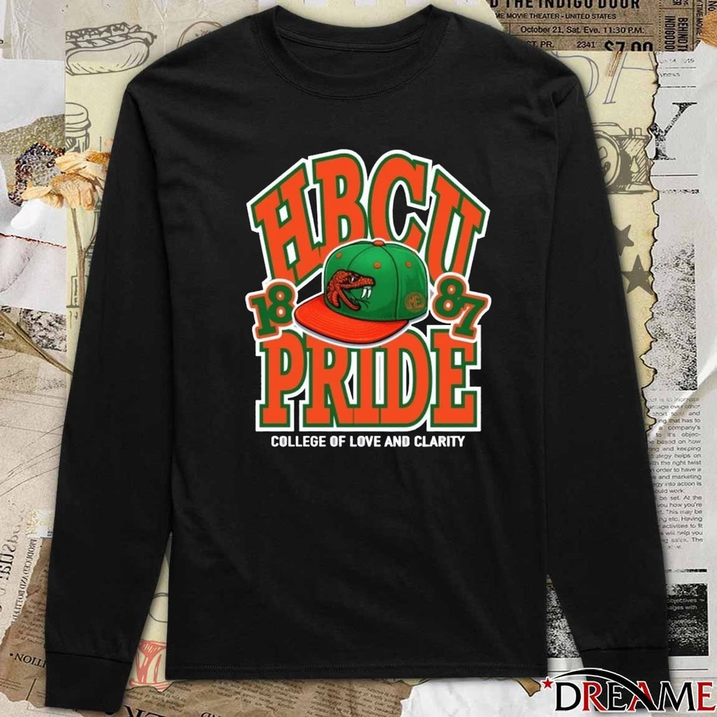 FAMU HBCU Pride College Of Love And Clarity 1887 t-shirt