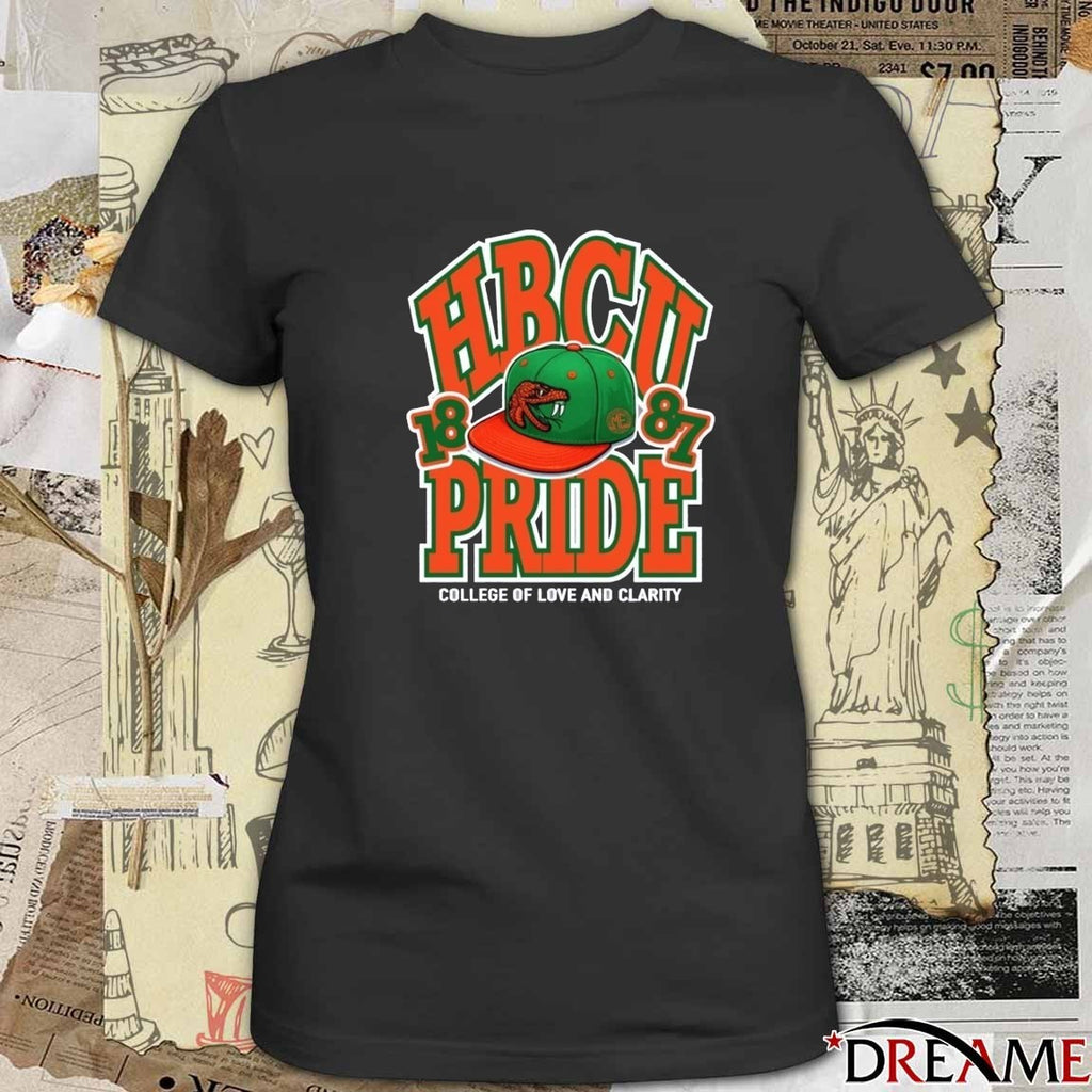FAMU HBCU Pride College Of Love And Clarity 1887 t-shirt