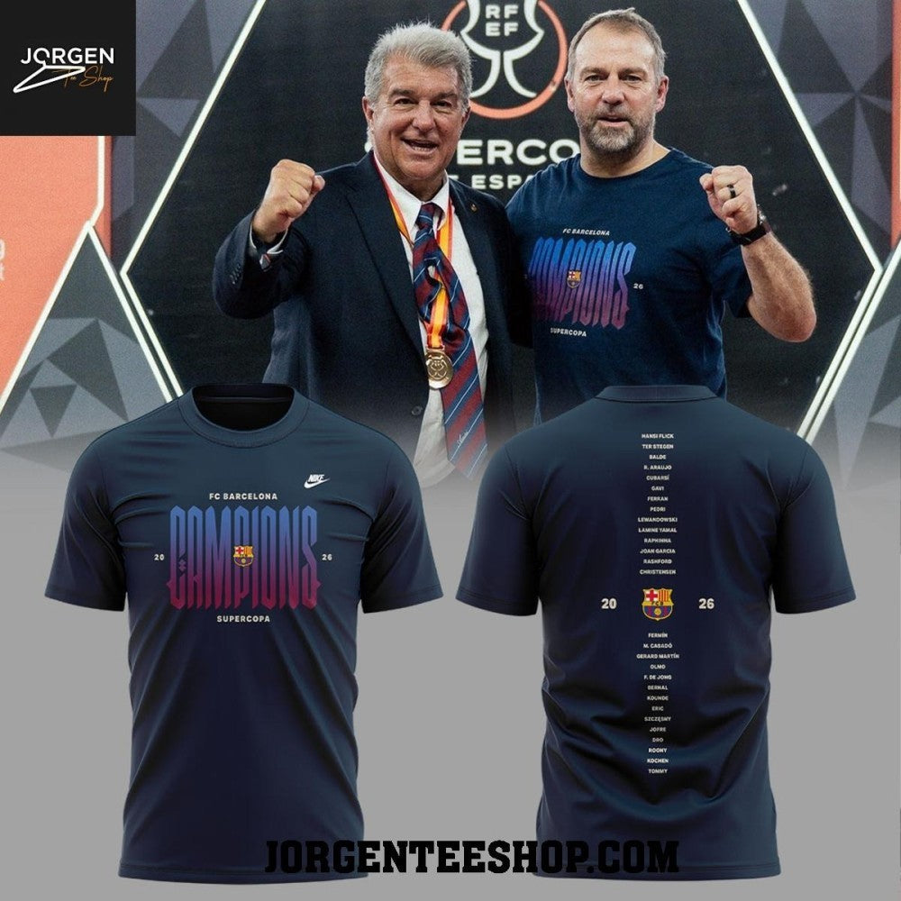 FC Barcelona Campions Supercopa 2026 Shirt