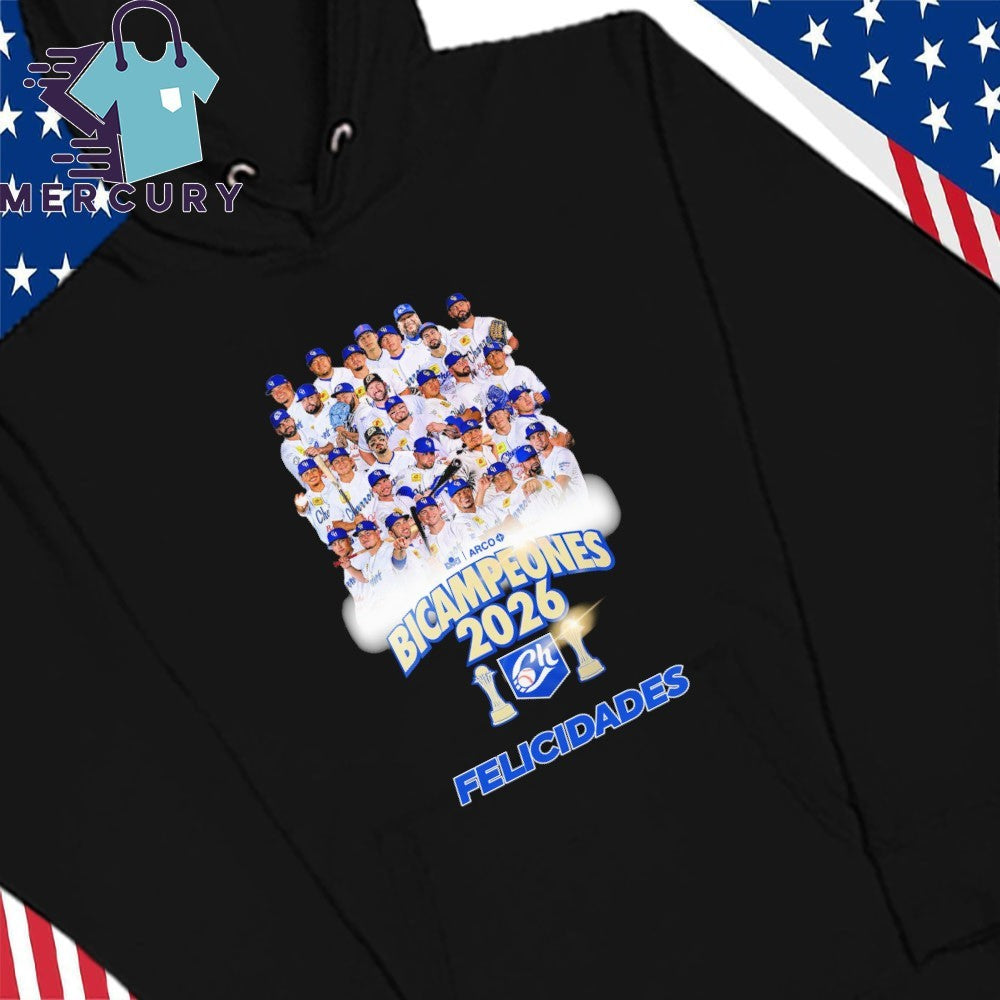 Felicidades a los Charros de Jalisco Bicampeones 2026 Shirt