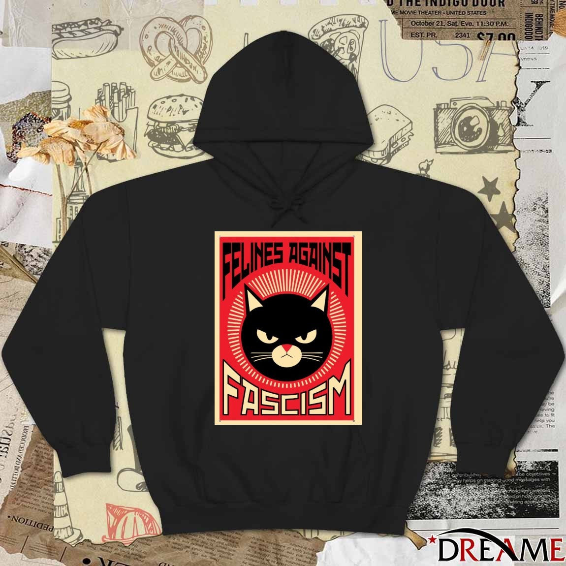 Felines Against Fascism Minneapolis 2026 t-shirt