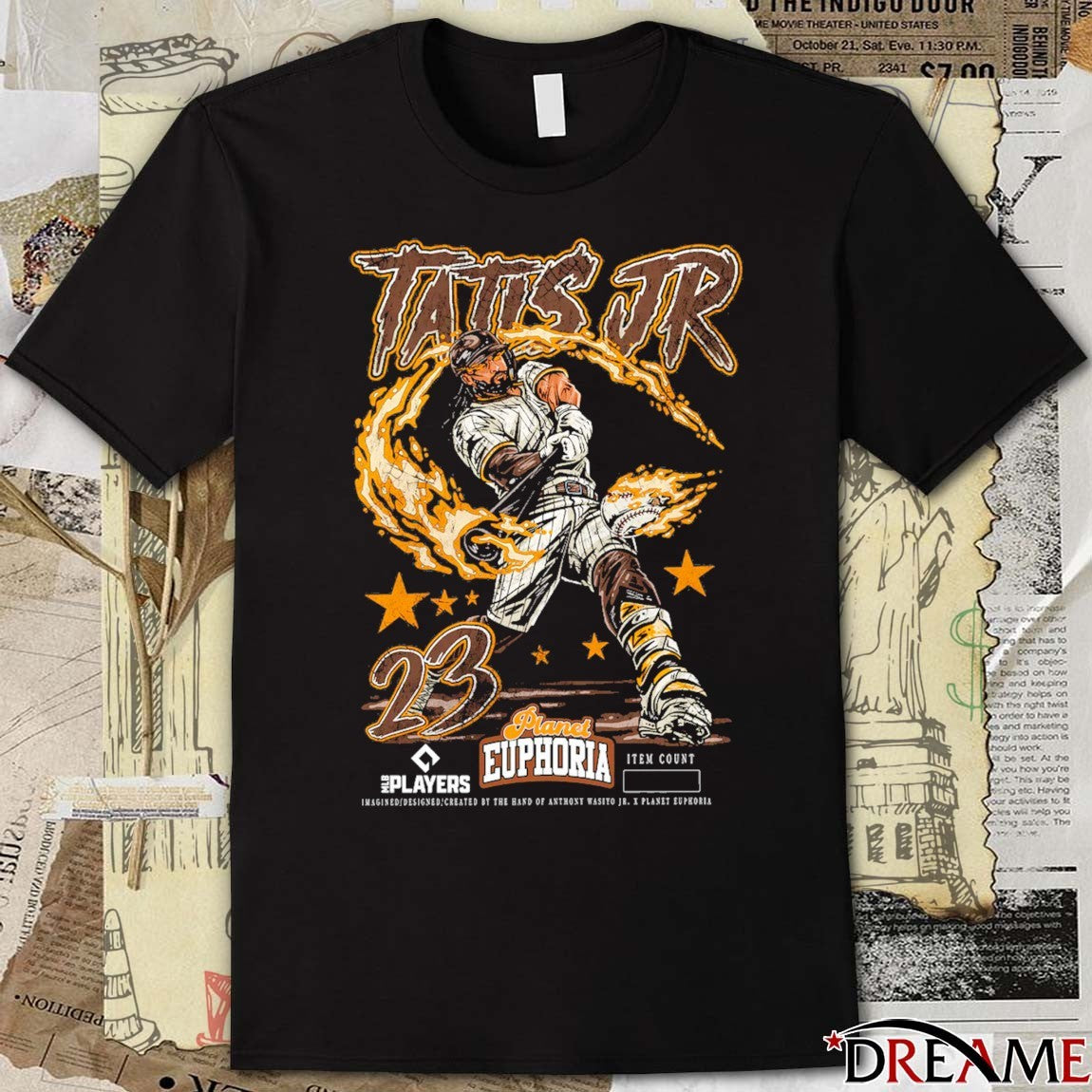 Fernando Tatis Jr. V5 San Diego Padres MLB Planet Euphoria Artwork 2026 t-shirt