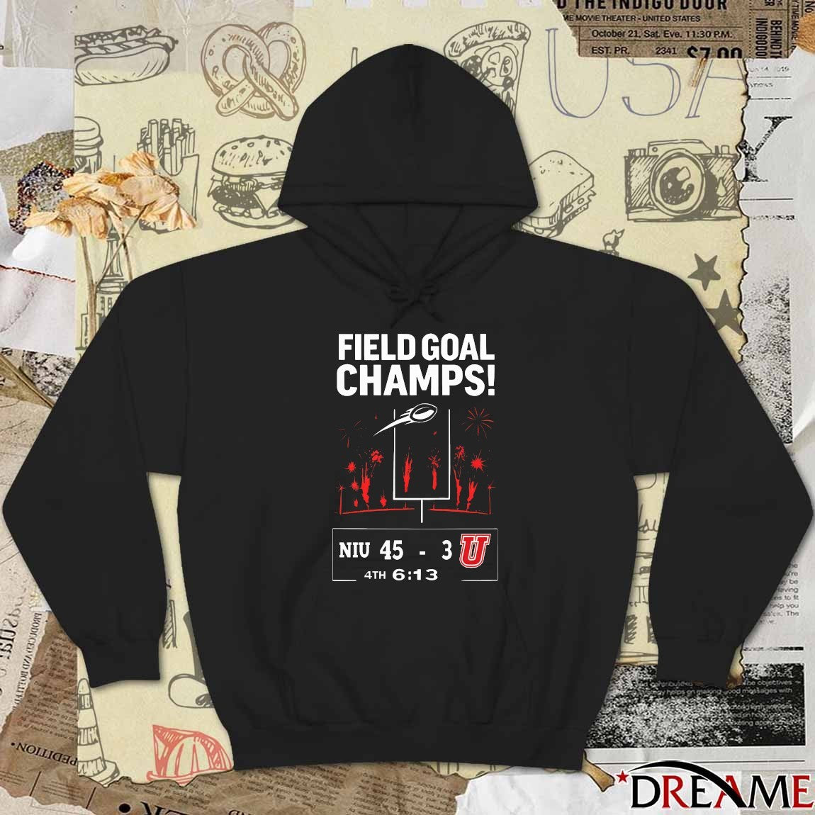 Field Goal Champs Northern Illinois Huskies 45 – 3 Umass Minutemen Nov 12 2025 t-shirt